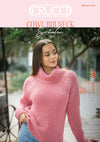 Crucci Knitting Pattern 2310 Cowl Rib Neck Sweater