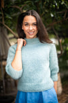 Crucci Knitting Pattern 2401 Simple Top Down Sweater