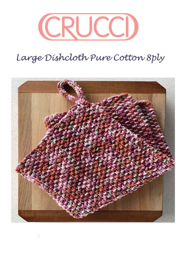 Cotton Dishcloth Knitting Kit