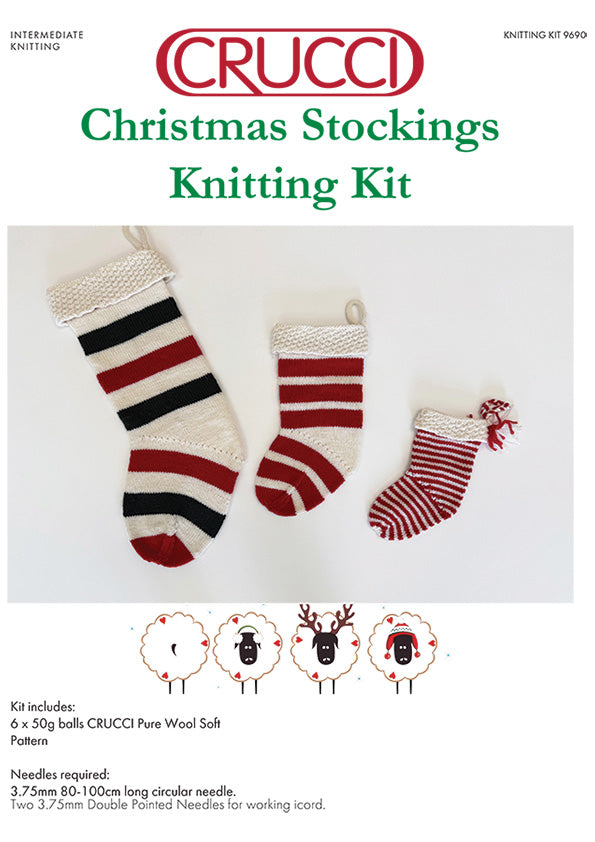 Christmas Stocking Knitting Kit