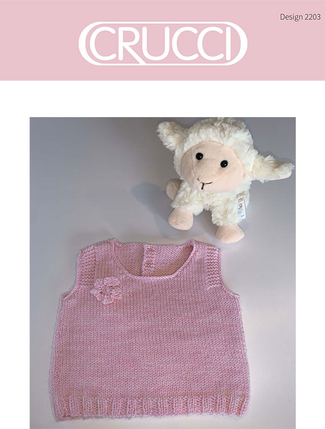 Baby Merino Singlet Knitting Pattern [FREE PDF PATTERN]