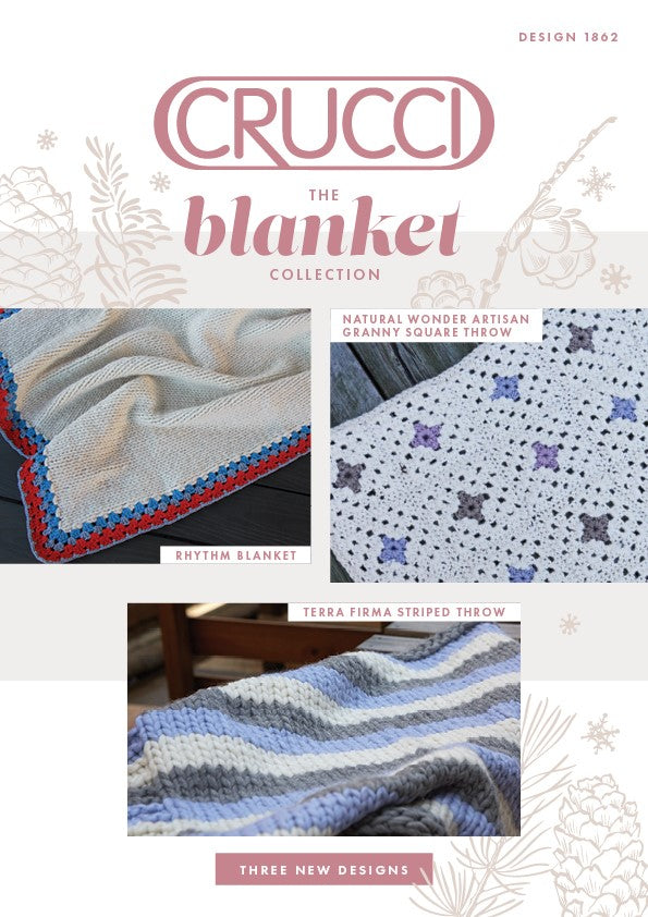 Crucci Knitting Pattern 1862 The Blanket Collection