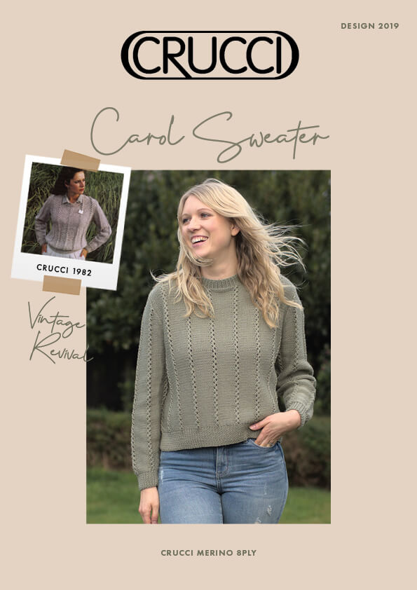 Crucci Knitting Pattern 2019 Carol Sweater