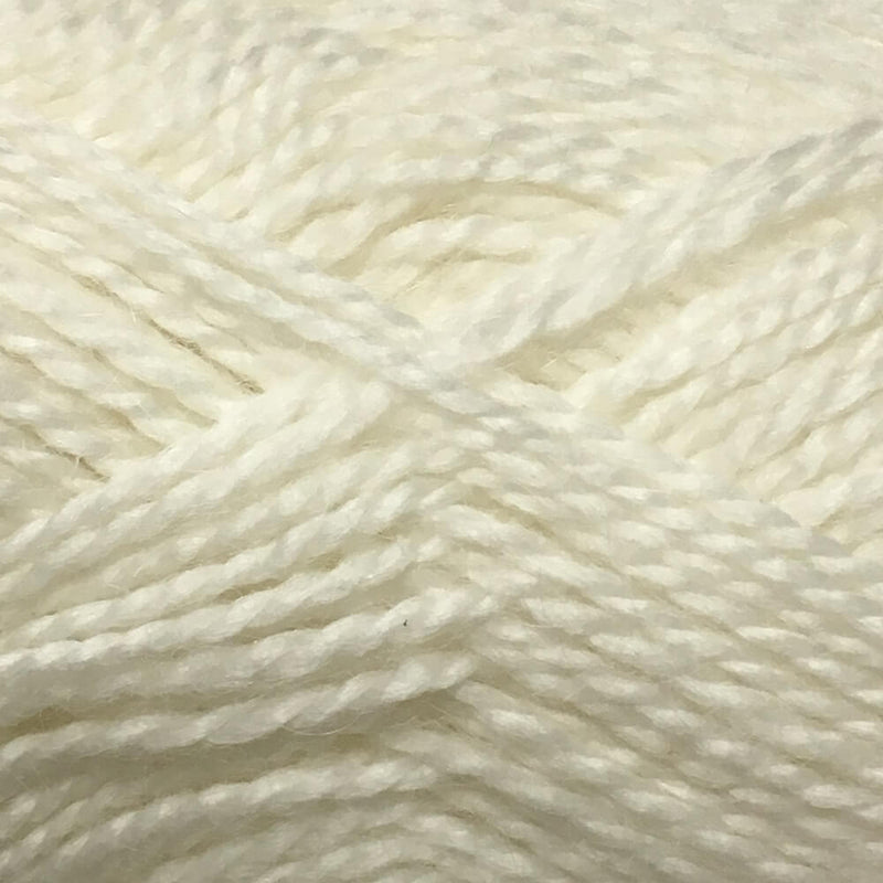Crucci Lambshair 8ply Wool Blend Shade 21 White