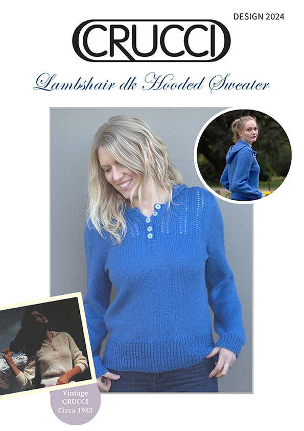 Crucci Knitting Pattern 2024 Hooded Sweater