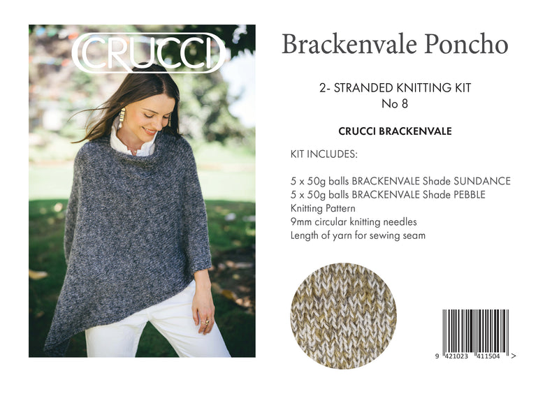 Brackenvale 2-Strand Poncho Knitting Kit
