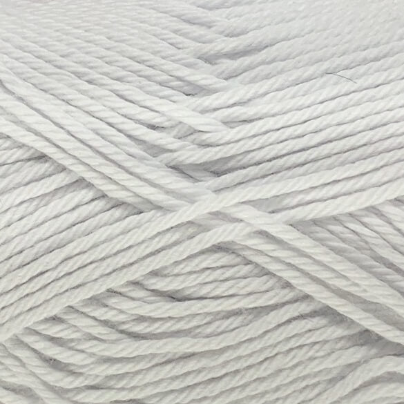 Crucci Pure Cotton 8ply Yarn Shade 101 White