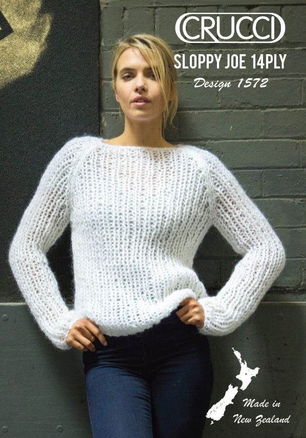 Crucci Pattern 1572 Open Rib Sweater